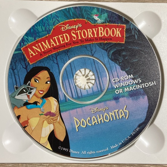 Disney Pocahontas Animated StoryBook PC & Mac CD-ROM - Vintage - Picture 6 of 7